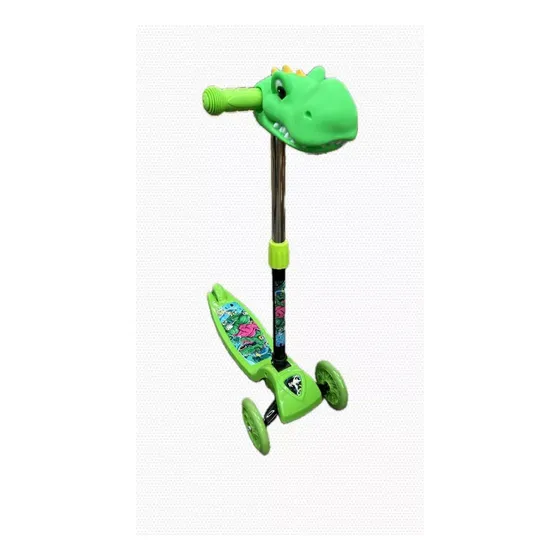 Monopatin Dinosaurios Varon Reforzado Luces Ruedas