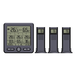 Termohigrómetro Digital Inalámbrico Interior Exterior Con 3 Termohigrómetro Digital Inalámbrico Interior Exterior Con 3