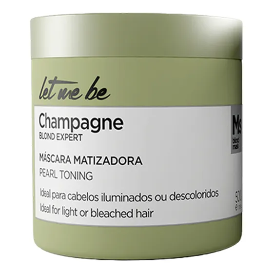 Mascara Matizadora Champanhe Efeito Pérolado Let Me Be 500g