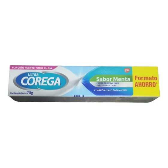 Corega Ultra  Sabor A Menta 70 Gramos