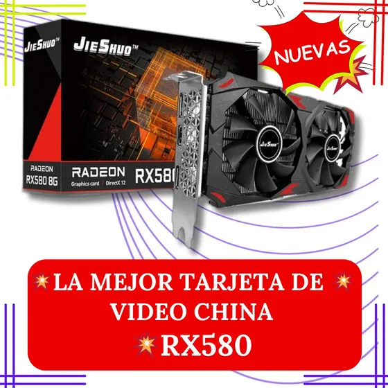  Tarjeta Grafica Rx580 8gb La Mejor Gpu China