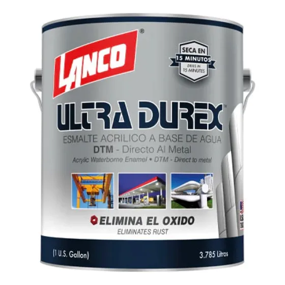 Esmalte Acrilico 3x1 Ultra Durex Blanco Gl (3.78lt) Lanco