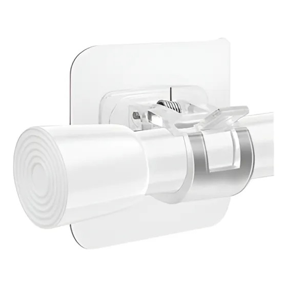 Soportes Adhesivos Para Tubos De Cortinas (sin Perforar)