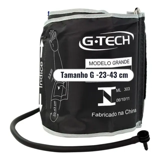 Braçadeira Adulto Ap. De Pressão Universal 23 A 43 Cm G-tech