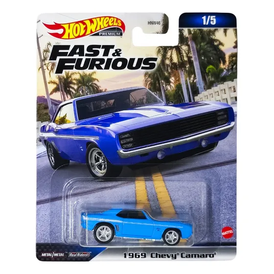 Carrinho Hot Wheels Premium Edição Velozes E Furiosos Mattel