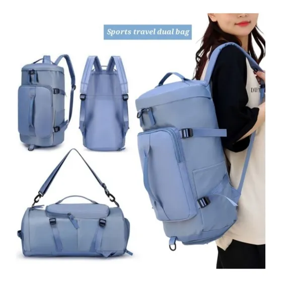 Bolso Morral Deportivo Viajero Doble Uso Lvque Impermeable