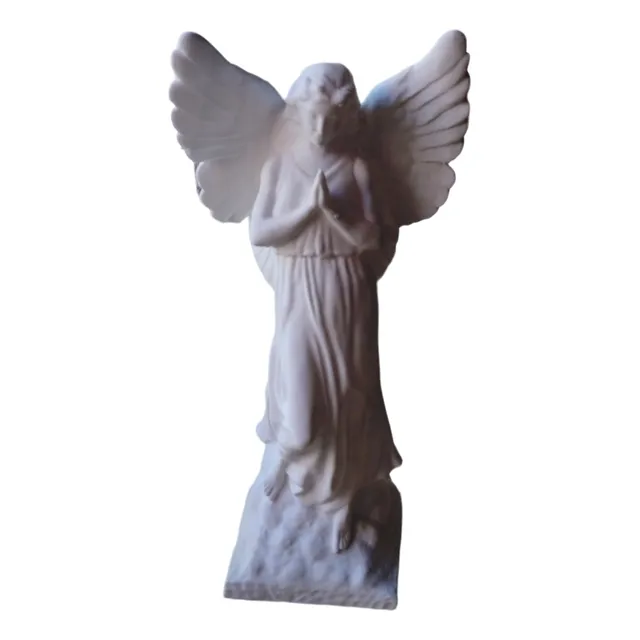 Estatua Angel Rezando Decoración Estatuilla Clásica 3d