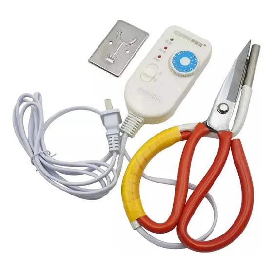 Tesoura De Corte De Tecido Elétrica Ajustável Com
