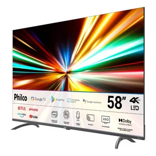 Smart Tv Philco 58 Polegadas 4k Uhd Led P58kga Smart Tv Philco 58 Polegadas 4k Uhd Led P58kga