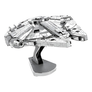 Quebra Cabeça 3d Mini Metal Nave Star Wars Millennium Falcon Quebra Cabeça 3d Mini Metal Nave Star Wars Millennium Falcon
