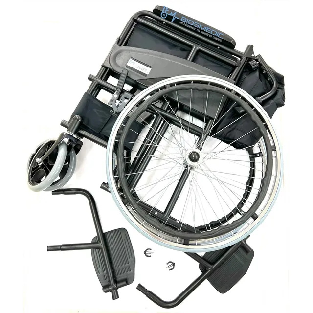 Silla De Ruedas Estandar Liviana Plegable Nueva