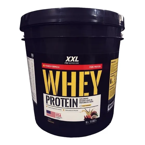Whey Protein 5 Kg - Xxl Pro Nutrition - Proteína Sabor Vainilla
