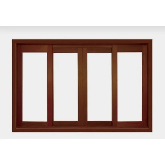 Janela De Correr   Madeira Vidro 6mm Blindex Temperado