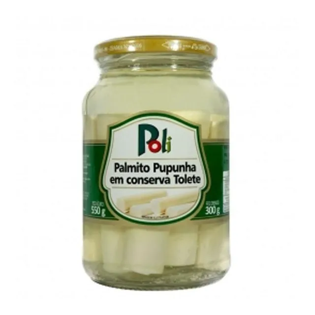 Palmito Pupunha Em Conserva Tolete Poli 300g