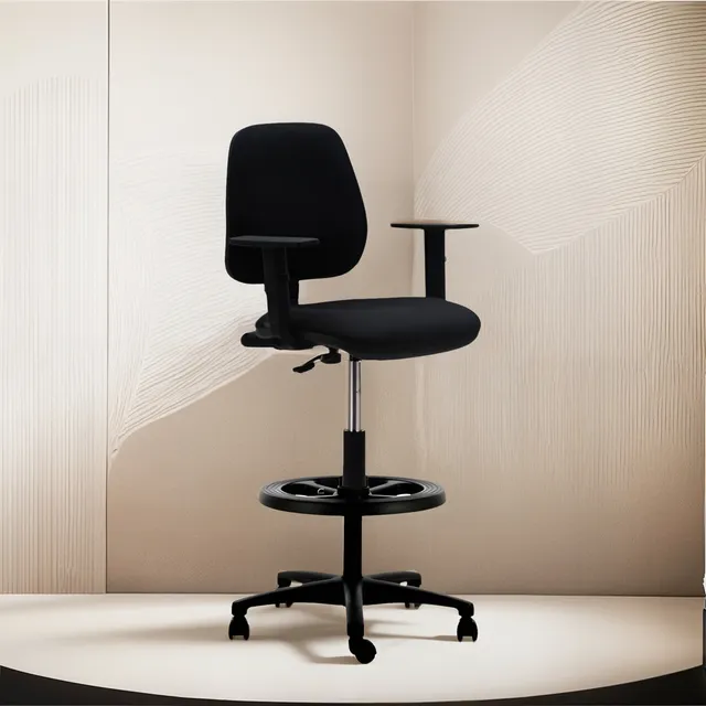 Silla De Cajero Rudy  Con Brazos Regulables