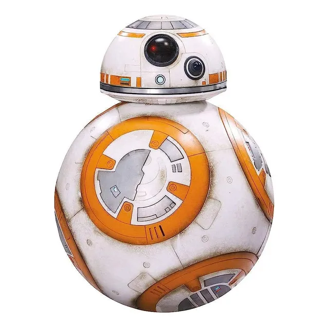 Único Grande Bb-8 Star Wars Invitations-8 Pcs, 5.38  X 3.82 