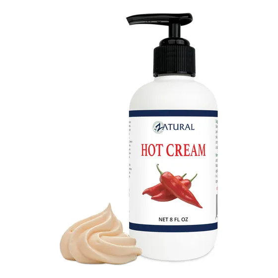 Crema Caliente Zatural, Crema Orgánica Para Celulitis, Bomba