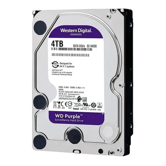 Disco Duro Western Digital Purple 4tb 3.5  Sata 6gb/s Scha50