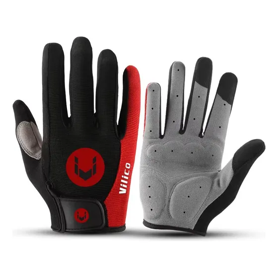 Guantes Largos Ciclismo Deportivos Protección Gel Touch