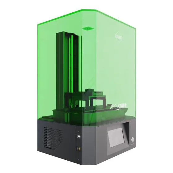 Impresora 3d Hellbot Apolo Pro Plus Resina Dlp Full Color Verde oscuro