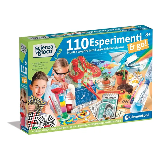 Clementoni Juego Lab-110 Experimentos & Go Química