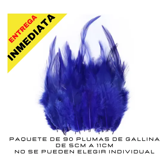 Paquete De 90 Plumas De Gallina De 5cm A 11cm Gallo