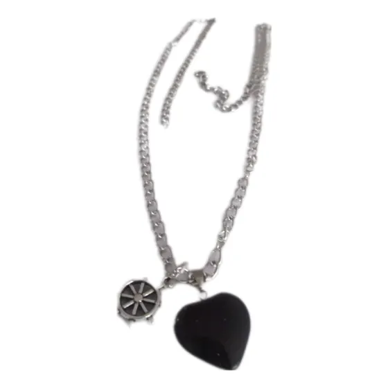 8 Collares De Piedras Energeticas  Con Dije Metal Por Mayor