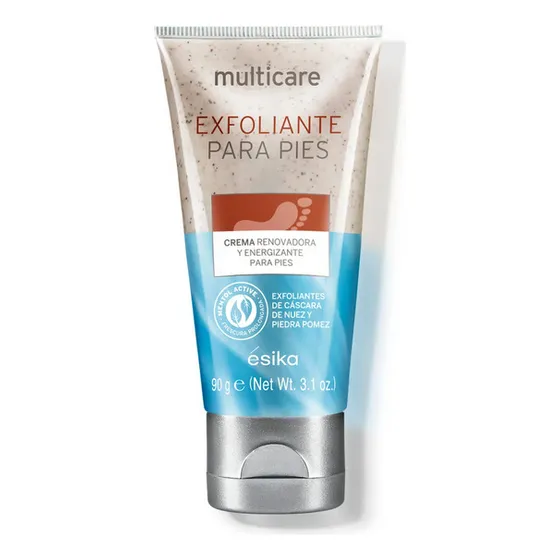 Crema Exfoliante Para Pies Con Cáscara  De Nuez Esika