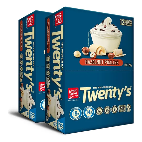 Suplemento Barra Proteína Twenty's Avellana - Pack X2