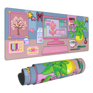 Píxel Rosa Pad, La Almohadilla De Mouse De Ratón Xl Extendid Píxel Rosa Pad, La Almohadilla De Mouse De Ratón Xl Extendid