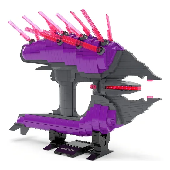 Set de construcción Mega Construx Halo Covenant needler 920 piezas en caja
