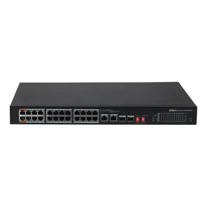 Switch 26 Puertos Dahua Gigabit Rack Dh-pfs3226-24et-240