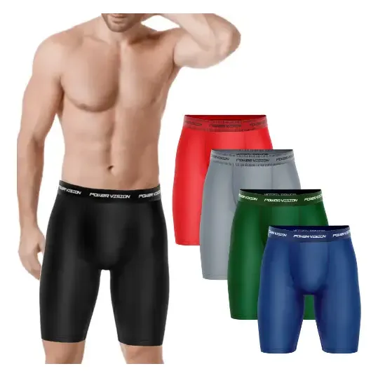 Kit 05 Cuecas Boxer Ciclista Long Leg Microfibra Qualidade