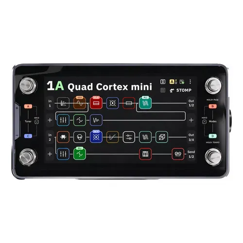 Neural Dsp Quad Cortex Mini Processador Multi Efeitos Preto