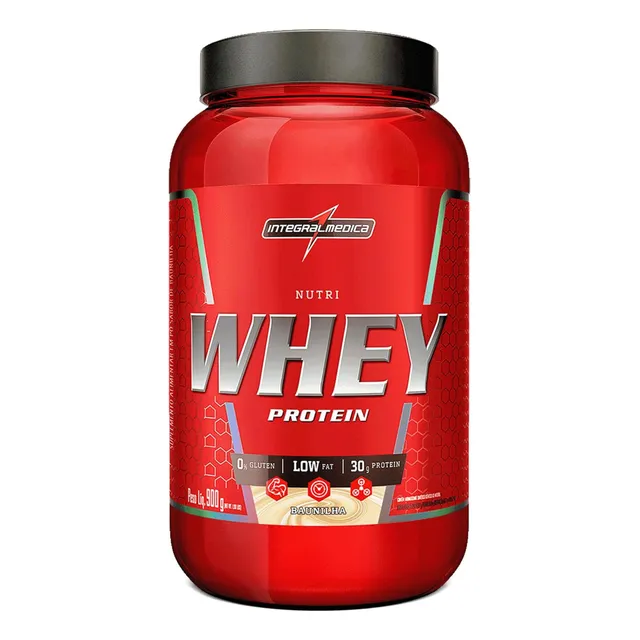 Nutri Whey Protein Baunilha Pote 900g Integralmédica