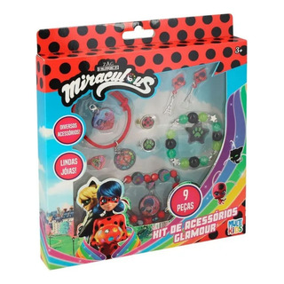 Kit De Acessórios Glamour Ladybug 9pcs - Multikids Kit De Acessórios Glamour Ladybug 9pcs - Multikids