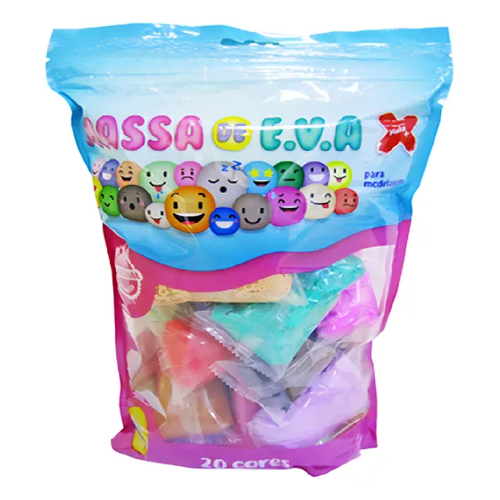 Massa De Eva 20 Cores, 250g - Make + Cor Sortido
