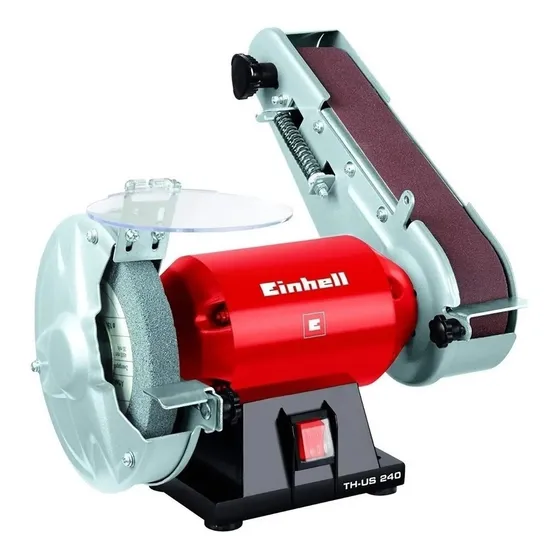Amoladora Banco Lijadora De Banda Combinada Einhell Afilador