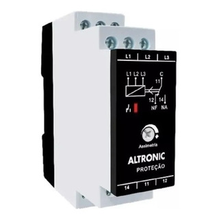 Rele De Falta De Fase Sem Neutro Altronic Ff01 220/380vca Rele De Falta De Fase Sem Neutro Altronic Ff01 220/380vca