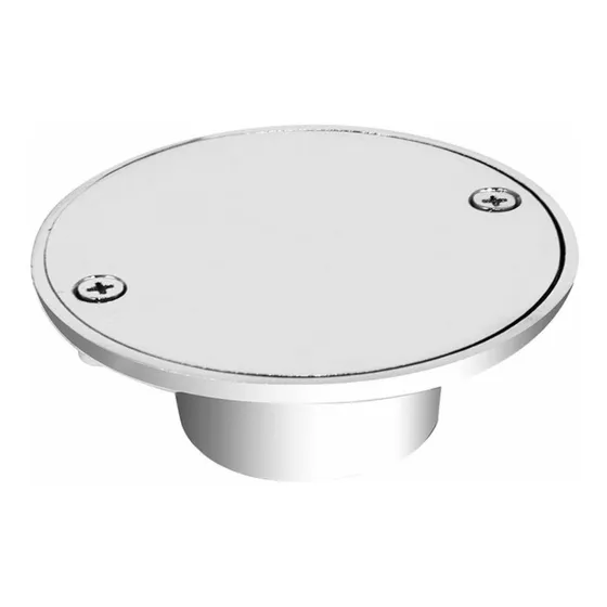 Rejilla Ciega Cuello Largo 1 1/4  Cromada