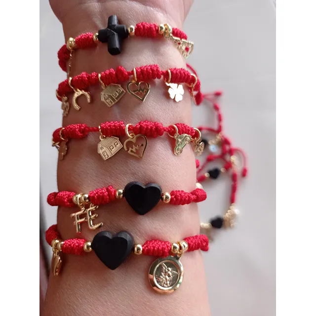 Pulseras 7 Nudos Con Dijes De Los Deseos