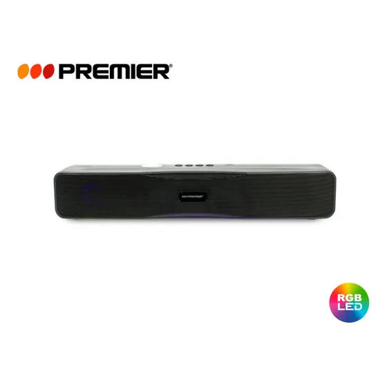 Corneta Barra Sonido Premiere Bluetooth Iluminacion Led Aux