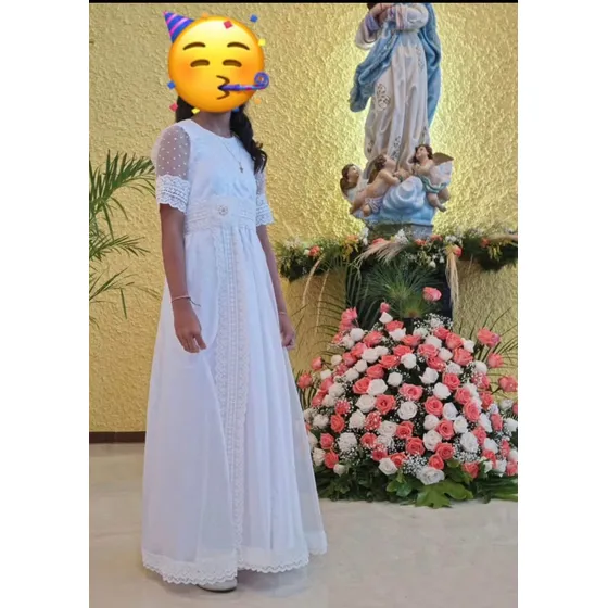 Vestido De Comunión. Nuevo. Talla 10años.