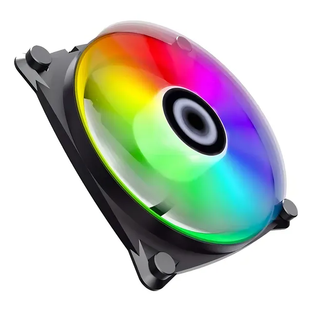 COOLER FAN GAMER ARGB GABINETE PC 120MM 1200RPM GMX-12-CBB LED RGB