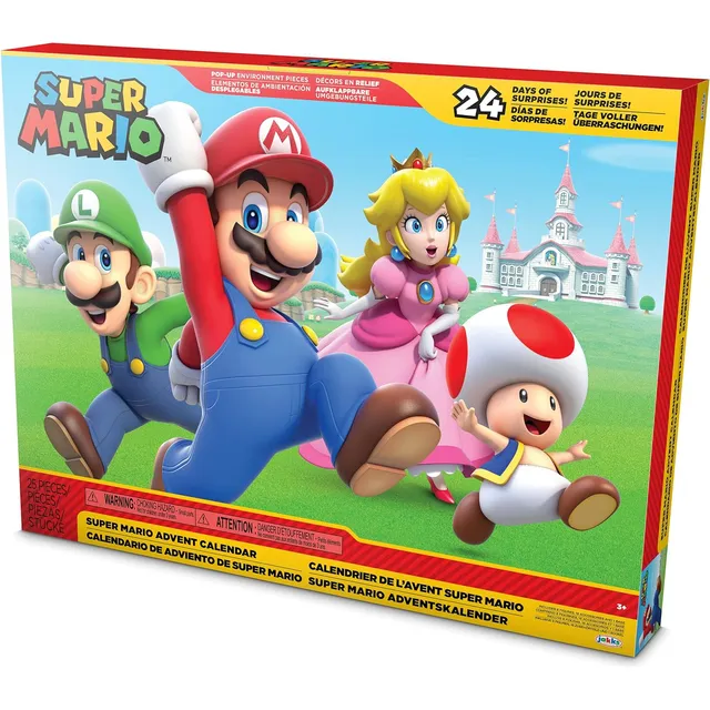 24 Figuras Nintendo Super Mario Calendario Adviento Original
