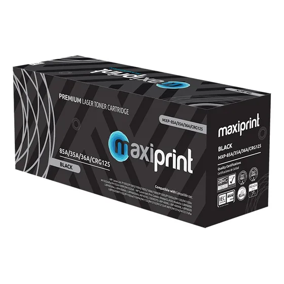 Toner Maxiprint Compatible Hp 35a 36a 85a - Canon Crg-125