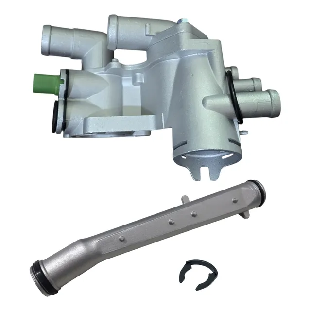 Porta Termostato Completo Con Caño Vw 1.6 8v Fox Suran Gol