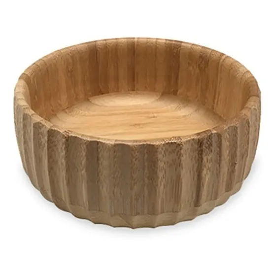 Tigela Bowl Saladeira De Bambu Grande - Oikos