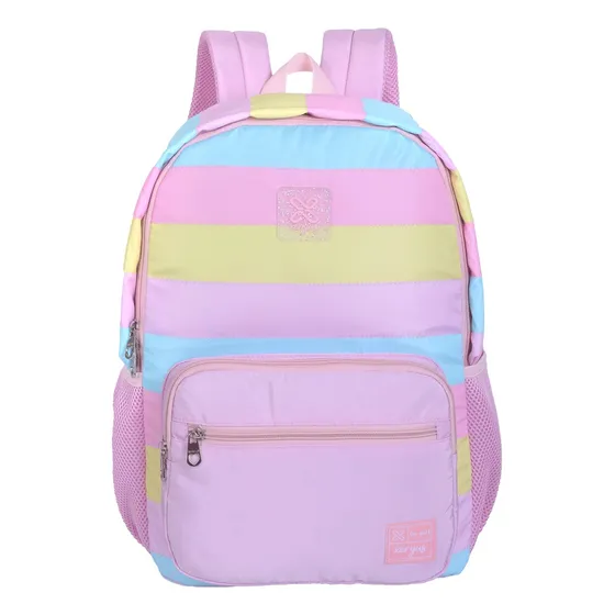 Mochila De Costas Escolar Juvenil 42cm Xeryus Tween Rainbow