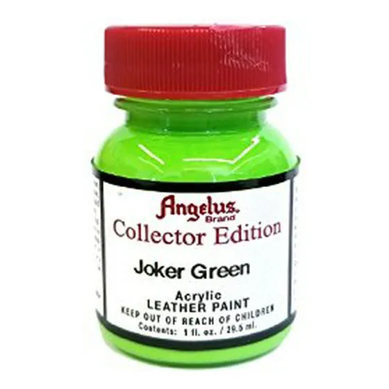 Pintura Acrílica Para Zapatillas De Cuero - Verde Brillante 